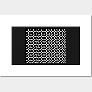 Decorative Black and White Pattern Posters and Art